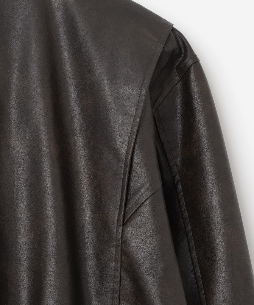 Millo Archive May A-2 Leather Blouson [Cocoa]