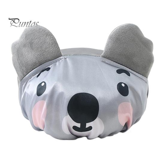 

Удобная эластичная лента PEVA мультяшная банная шапочка Nerdy Koala милая детская банная шапочка для дома