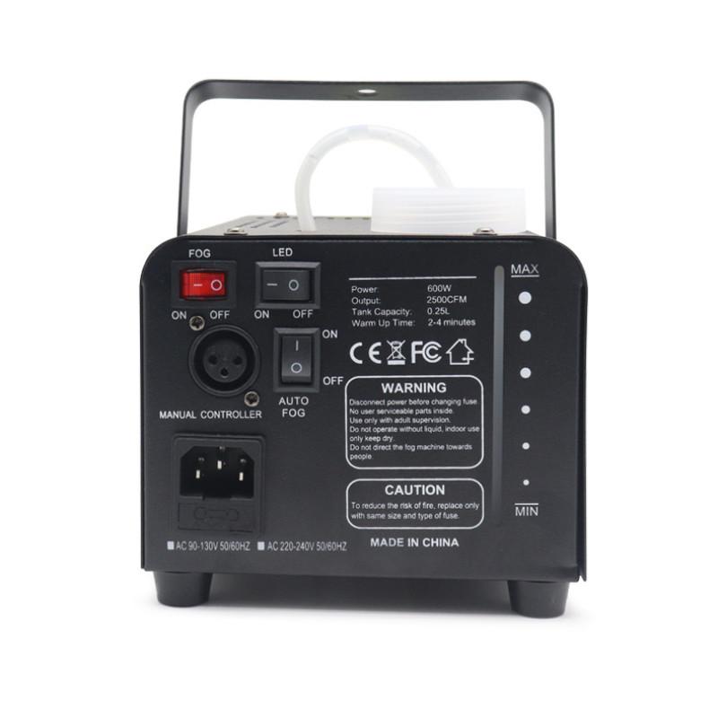 500W Portable Stage Smoke Machine 18 LED Halloween Party Fog Machine Small DISCO Atmosphere Equipment