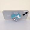 Japanese Small Fresh Ocean Pearl Mobile Phone Airbag Bracket Magnetic Suction Back Sticker Starfish Dolphin Retractable Portable Niche