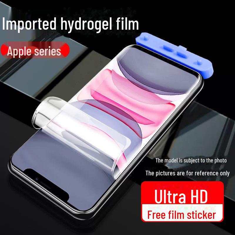 

Мягкая взрывозащищенная гидрогелевая пленка для полного экрана Apple 12/13/14 Pro Max/XR iPhone 13 6.1 inches