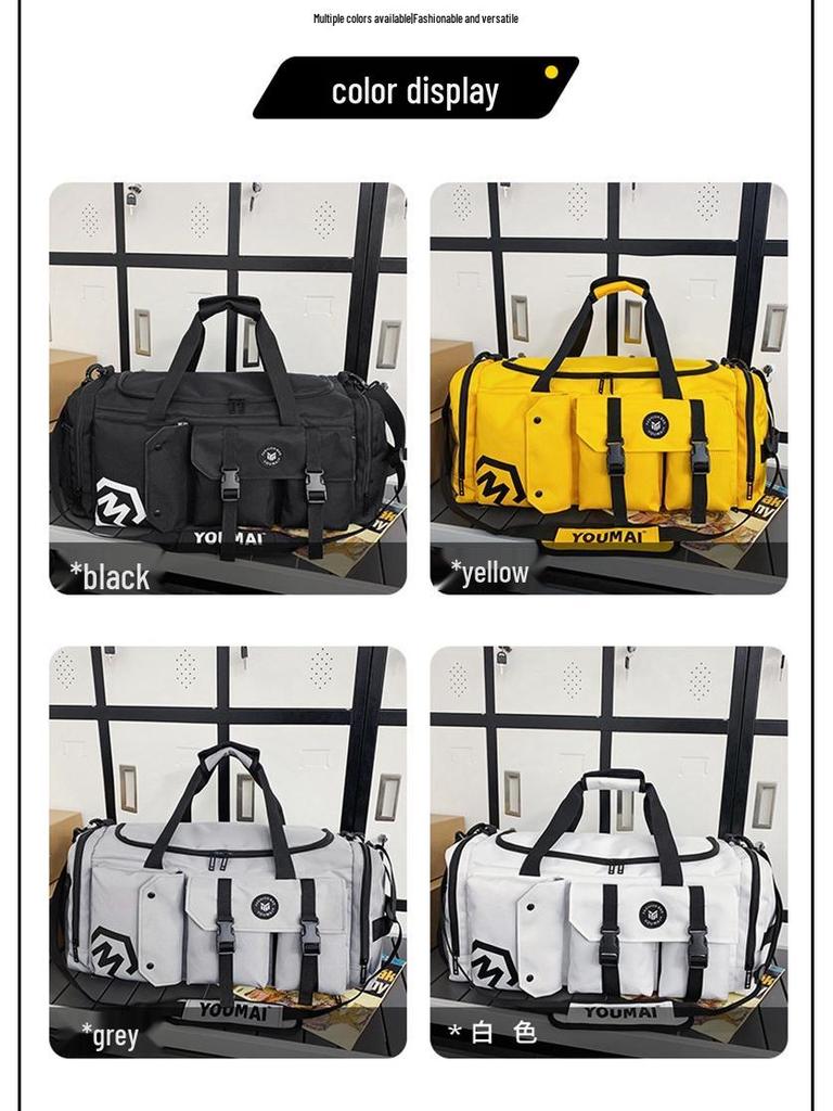 2023 Multicolor Large-Capacity Versatile Travel Backpack & Gym Bag