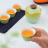 Gradient Travel Tea Set, Portable Gongfu Teaware Outdoor Quick Cup, 1 Teapot, 4 Tea Cups