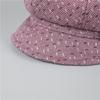 Winter Hat Ladies Beret Mom Plush Woolen Cap Autumn Warm Octagonal Winter Hat