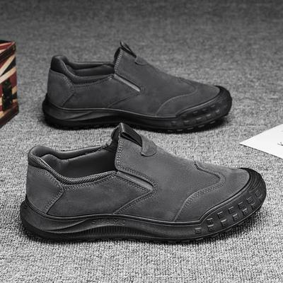 One-pedal Men's Shoes Autumn Breathable Deodorant Construction Site Work Labor Insurance Shoes Work Shoes Men's Sports Dad Shoes Men's