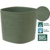 Pot avec réserve d'eau - GARDEN ID Respect - Vert de gris 30 x 30 cm - 100% déchets ménagers - 100% recyclable - Surface structurée.