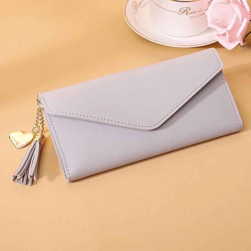 2025 Tassel Coin Purse: Cute, Slim Women's Wallet & Student Card Holder