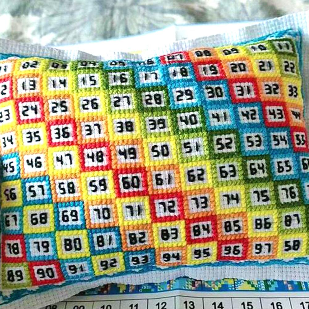 Pungă inserție ac de broderie cu punct în cruce Accesorii pentru punct în cruce Fire de tricotat imprimate Pungă cu ace pentru lucru manual