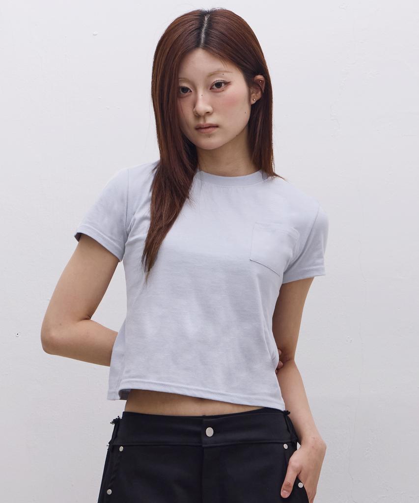 Ebeulisi Angel Patch Short Sleeve T-Shirt (Sky Blue)