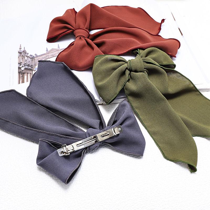 

Аксессуары для волос Галстук-заколка Стример для волос Веревка для волос Шифоновый бант Модная женская мода 18*25cm