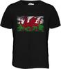 Wales Distressed Flag Mens T Shirt Top T-Shirt