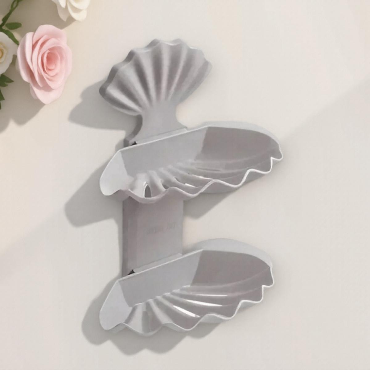 

Настенная мыльница двухъярусная подставка для губки органайзер для ванной комнаты кухни полка для хранения для домашнего использования