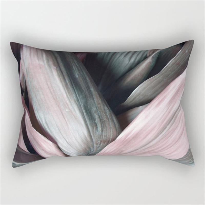 30x50cm Grün Tropische Blätter Pflanze Kissenbezug Wohnzimmer Stuhl Heimdekoration Regenbogen Blume Frucht Sofa Kissenbezug