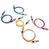 5PCS XLR Male to Female XLR to XLR Microphone Cable 3 Pin Color Coded Mic Patch Cord  for Mic Mixer