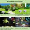 Lawn Solar Garden Light LED Brick Ice Cube Solar Lights Outdoor Decoration Lamp for Stair Pathway Driveway Landscape Patio
