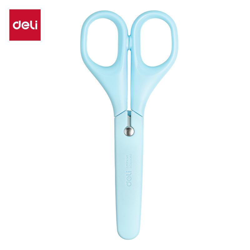 Deli Kids' Safety Scissors with Round Tip - Ideal for Crafts & Paper Cutting, Model 6023 - Perfect Children's Day Gift