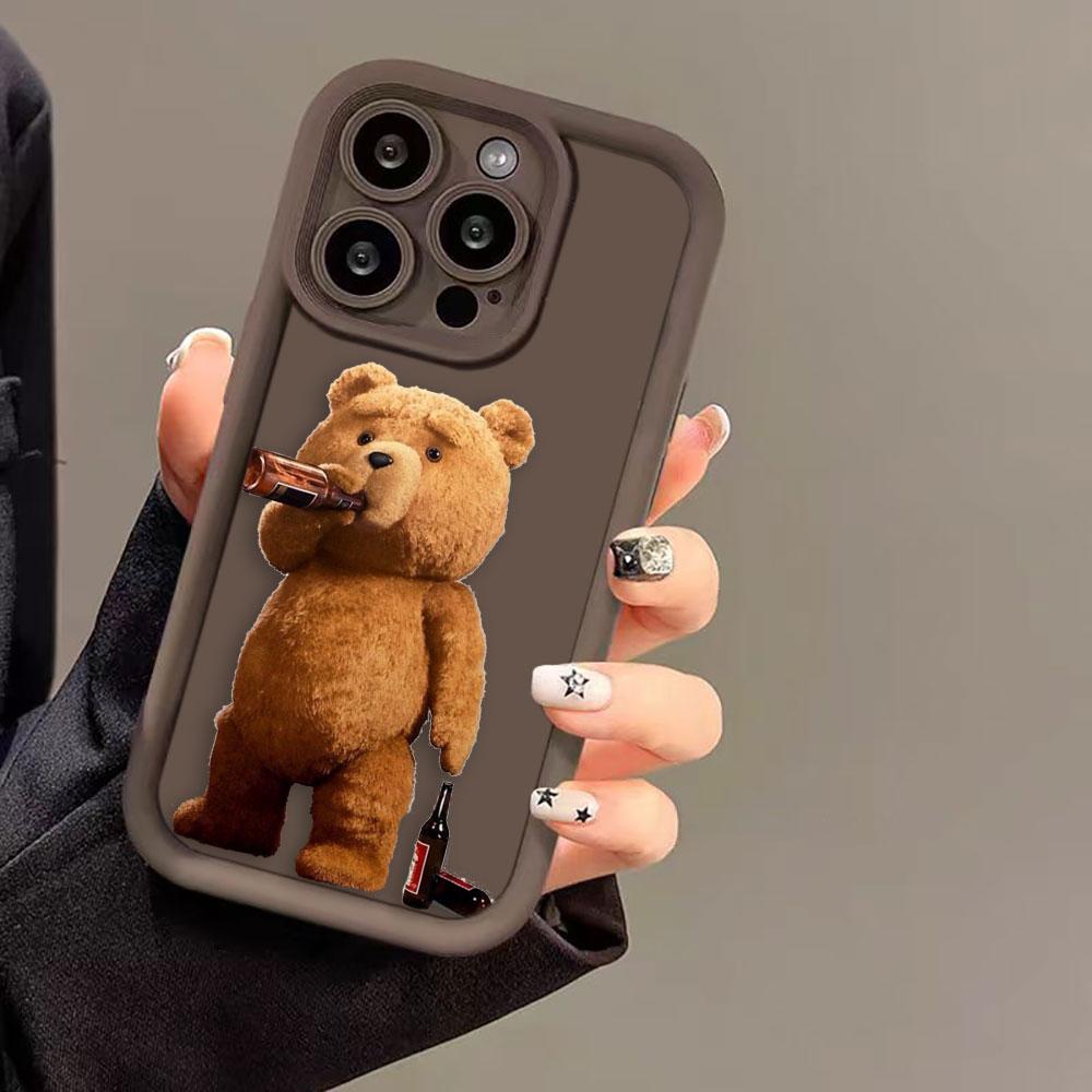 Cartoon T-Teddy Bear Cover Phone Case For Oneplus 11 10R 8T NORD CE 2 3 4 LITE ACE 2 3 Google PIXEL 7 8 7A 8A 9 Case Funda Capa