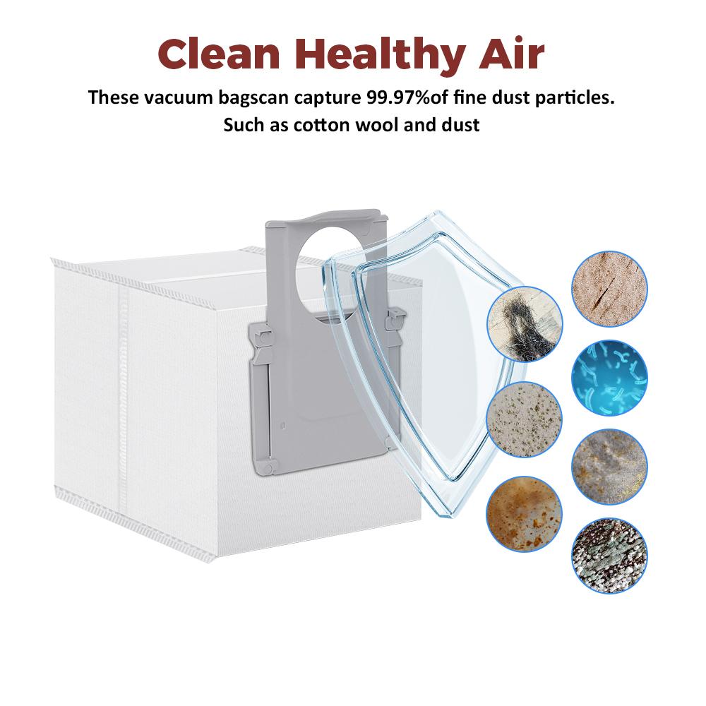Filter Main Brush Mop Cloth Dust Bag For Roborock G20S Ultra/Saros 10R /Qrevo CurvX /Qrevo EdgeT/S9 MaxV Slim Robot Vacuum Cleaner Part