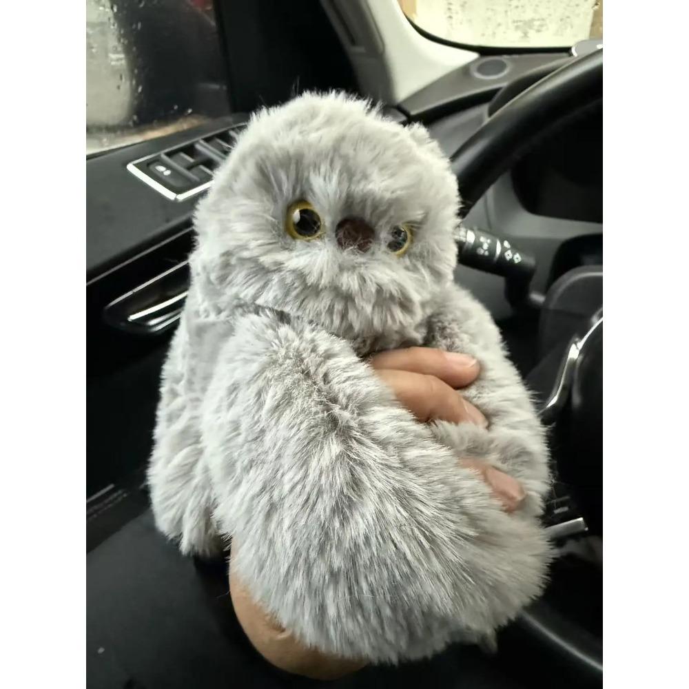 Turn Its Head Plush Shy Interactive Owl Can Sing Toy Set Cute And Adorable Pet Pendan Children's Machine Toy MR Gift