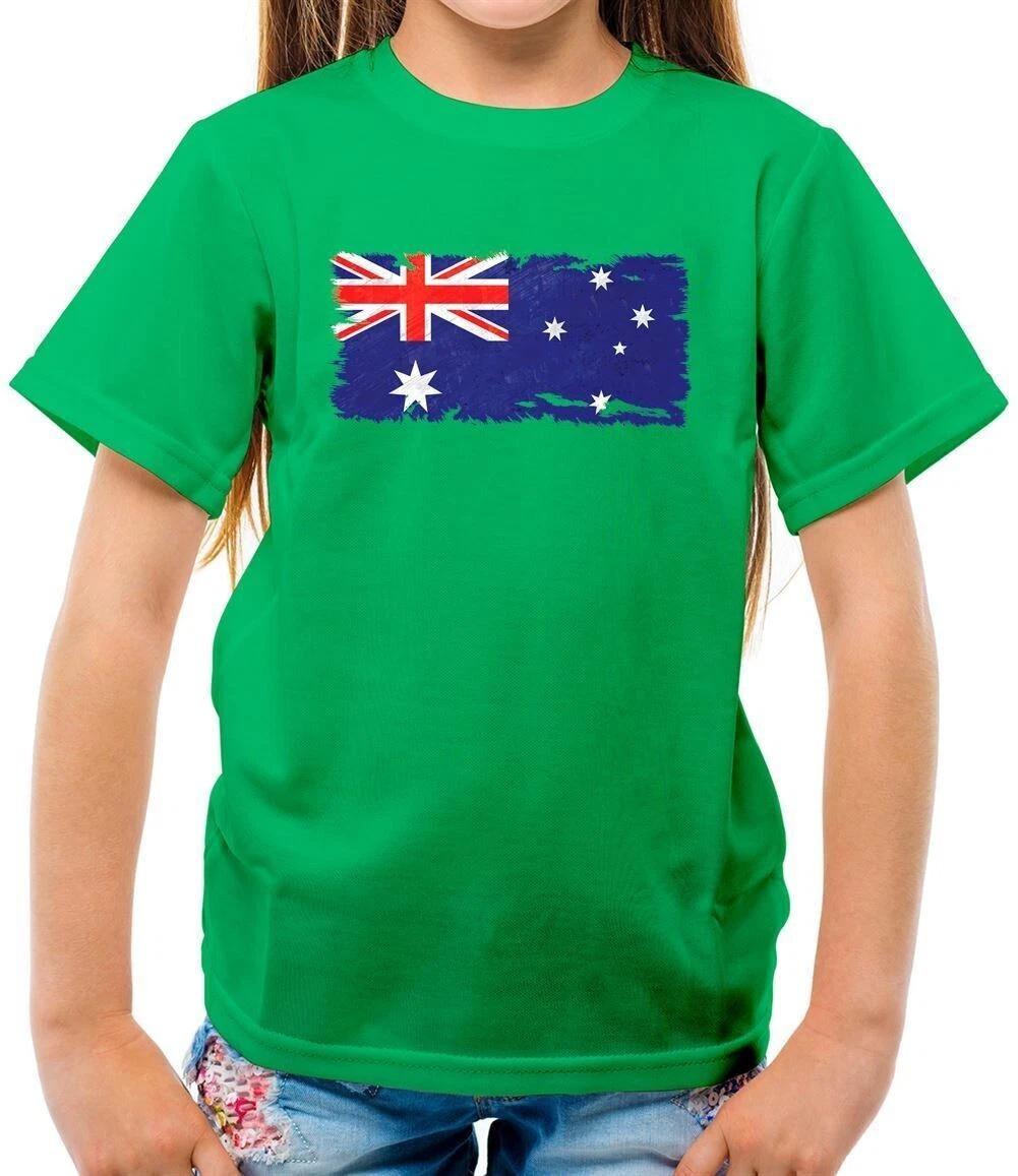 Australia Grunge Flag - T-Shirt - Australian Flags Canberra OZ 140