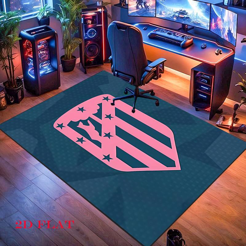 Atleti Carpet Rug for Living Room Bedroom Home Sofa Decoration,Kids play Nonslip Floor Mat