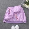 Small Baby Cartoon Hooded Tops Boys and Girls Fall Jacket Spring and Autumn Section of The Children's Fall Thin Jacket