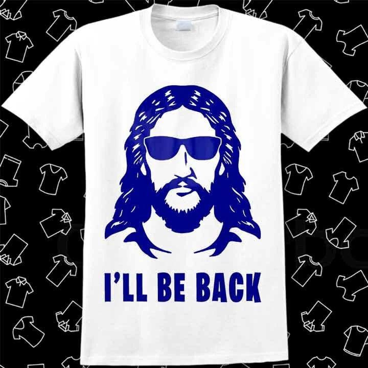Jesus I ll Be Back Christian Bible T Shirt Meme Gift Gamer Best Seller Top 917 L