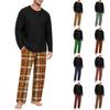 Men's Long Sleeve Pajama Set for Sleep and - Comfortable Nightwear for Relaxation