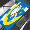 Doraemon Theme Premium Non-slip Mouse Pad with Stitched Edges,Durable Rubber Material,for Desktop & Gaming Great Gifts