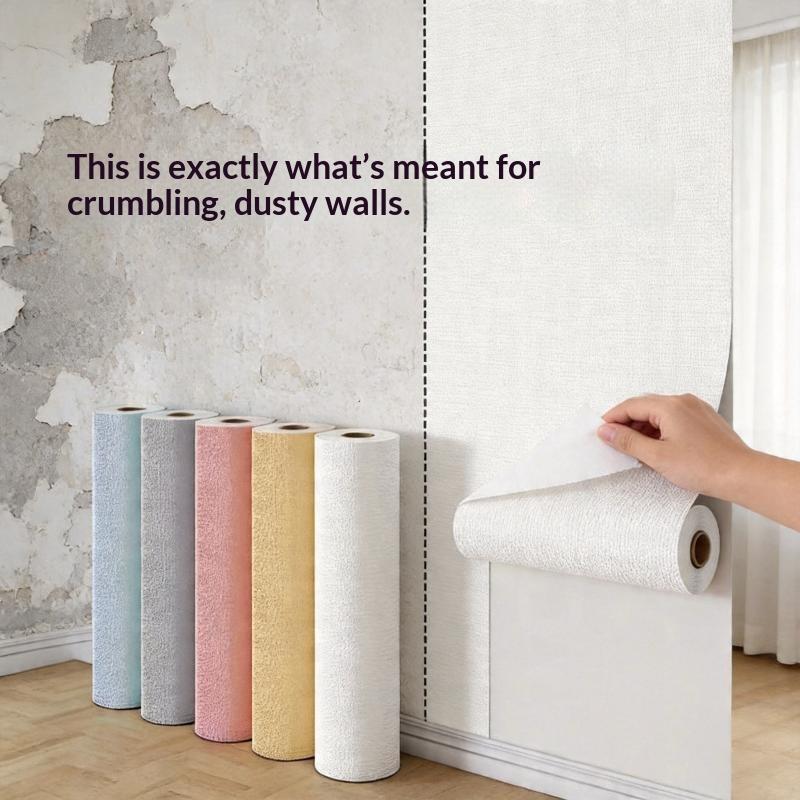 Self-Adhesive 3D Linen Foam Wall Sticker Moisture-Proof Wallpaper For Living Room Bedroom Bathroom Dormitory Home Decorationecor