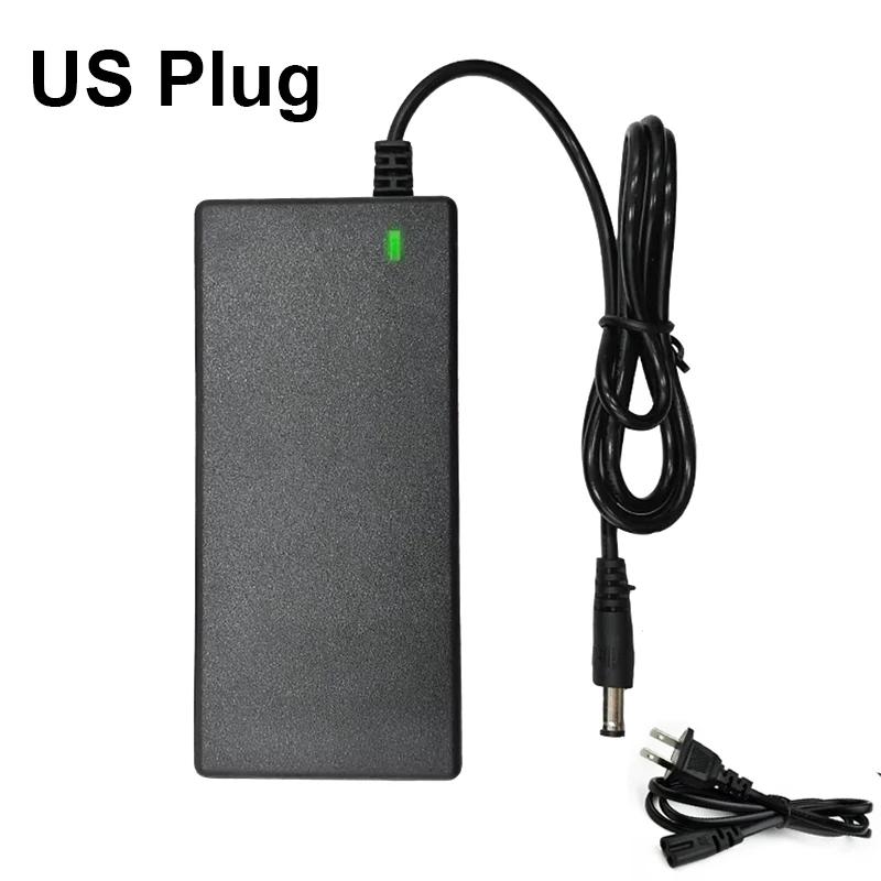42V 54.6V 2A Electric Vehicle Charger DC 5.5mm Plug Power Adapter AC 100-240V Car Charger Battery Adapter Scooter Unicycle Charger