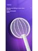 2023 4-in-1 Foldable Electric Mosquito Swatter & Trap with Rechargeable Light