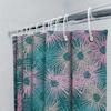 Vintage Floral Print Shower Curtain Waterproof Bath Decoration Pink Blue Green Modern Bathroom Decorations For Home Accessories