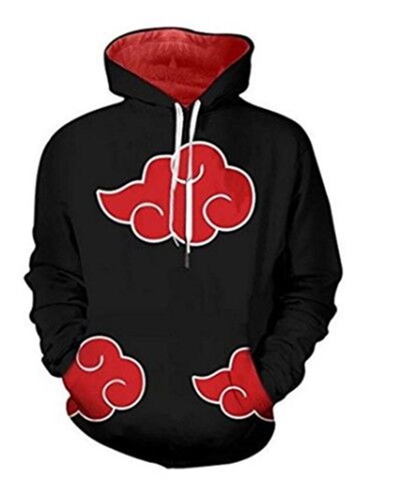 Japanischer Anime Naruto Uchiha Itachi 3D-Druck Reißverschluss Hoodie M black