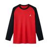 Color Block Crew Neck Long Sleeve T-Shirt Men Tops 483290-696