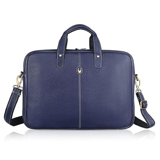 WildHorn Leather Laptop Messenger Bag for Laptop/MacBook up to 15 inch| Padded Laptop Compartment |Office Bag I 365 Days Warranty