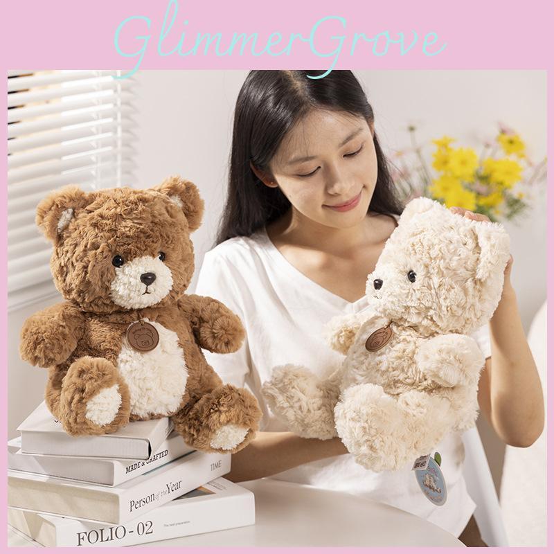Creative Charming Plush Bear Toy Available In Brown Pink And Colors White