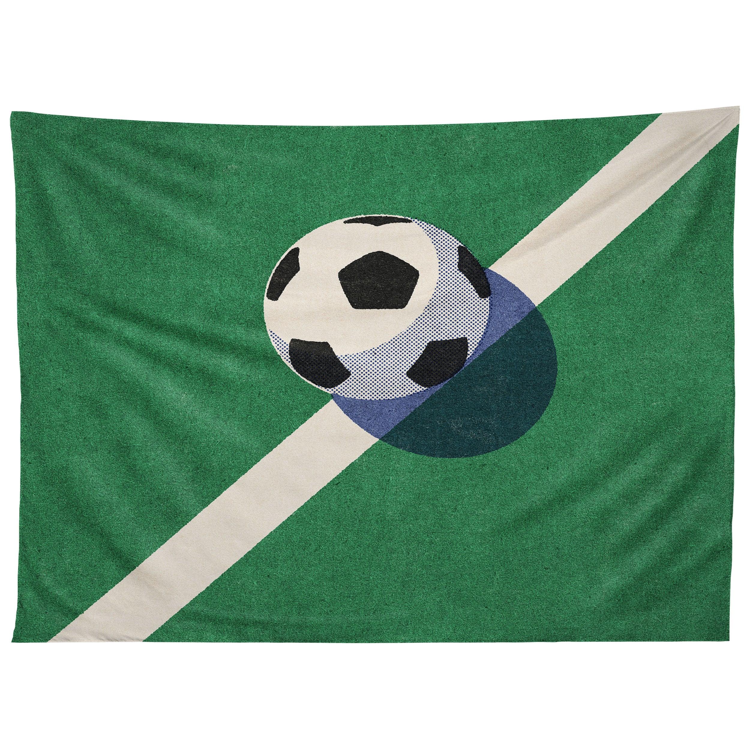 BALLS FOOTBALL II tapestry 75x100