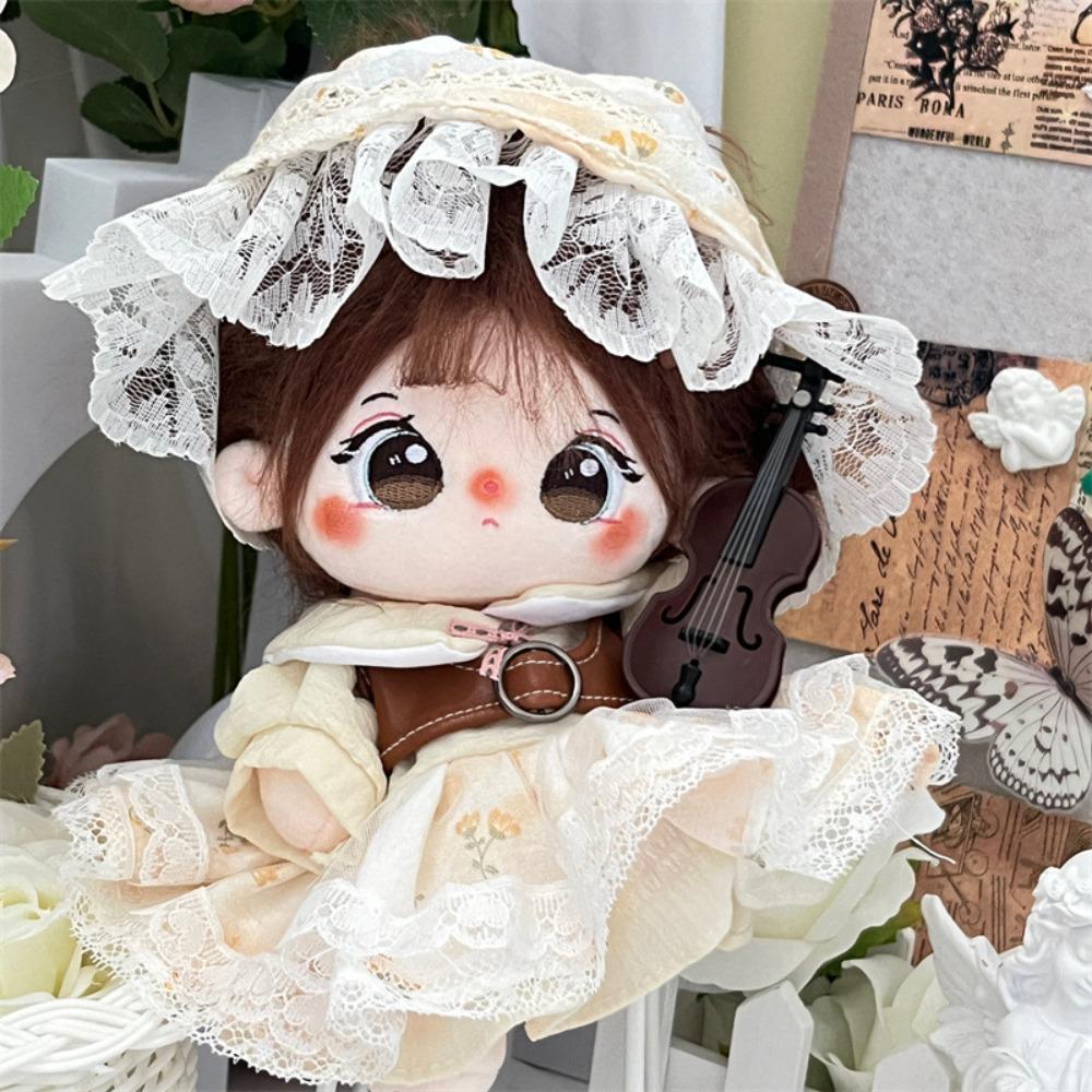 20cm Cotton Doll Doll Clothing Set Hand-made Fairy Dress Cute Doll Clothes  Plush Toy