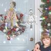 2 Stück Funkelnde Kristall-Windspiele für Weihnachtsdekoration Glasglocken Hängende Sonnenfänger für Fenster Raum Auto Dekorationen