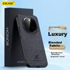 Phone Case for Honor Magic7 Pro, Full Protection Shockproof Cover with Soft Edges, Simple Fabric Texture, Matte Style, Personalized, ES-19 Deep Black