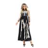 Halloween Gothic Devil Bride Dress Dark Ghost Vampire Horror Skull Zombie Cosplay Costume Women
