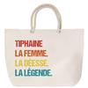 Rope Handle Beach Bag Tiphaine Goddess Legend Vintage Birthday Christmas Gift | Large Tote Bag &; Sport