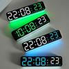 LED Digital Clock With Temperature Sensor Adjustable Brightness Time Display LED Digital Clock Electronic Watch Desktop Ornament