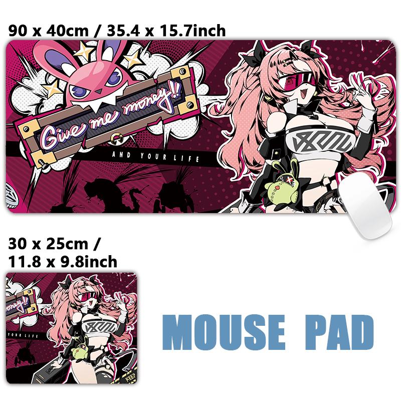 Gaming Hoshimi Miyabi Ye Shunguang Mouse Pad Evelyn Ellen Zenless Zone Zero Keyboard Desk Mats XXL Anime Girls Mousepad