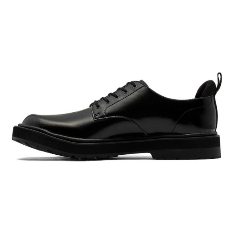 Onitsuka Tiger Derby Comfortable Versatile Formal Leather Shoes Unisex Shoes Black 1183C419-001