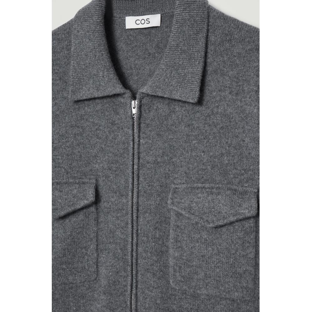 Cos Japan Pure Kashimiya Zip Up Overshirt