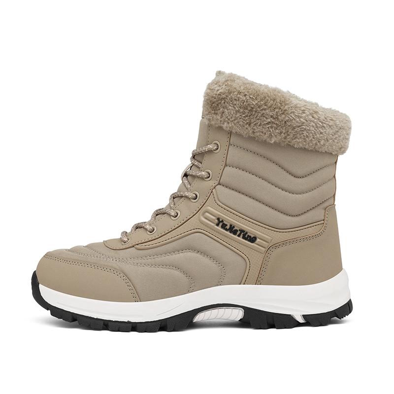 TUINANLE 25 Jahre Damen Herbst und Winter Warme Baumwollschuhe Schneestiefel Winter Stiefeletten Rutschfeste Kurze Stiefel