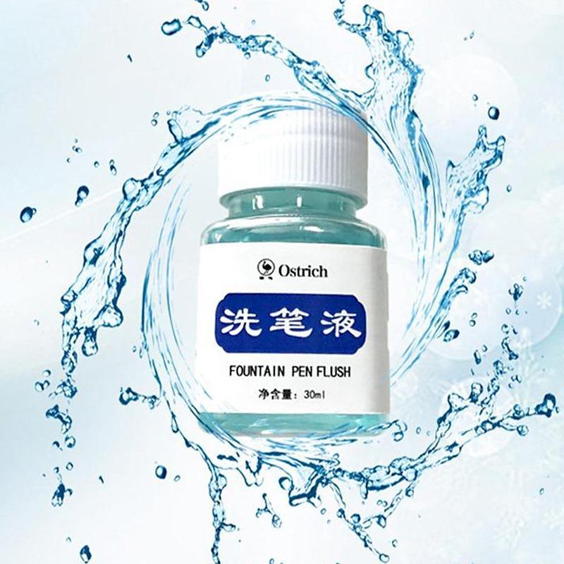 120/30ml Soluzione Detergente per Penne Stilografiche Per Rimuovere Macchie d'Inchiostro e Macchie Strumento per Lavare la Penna Cancelleria per Scuola Ufficio