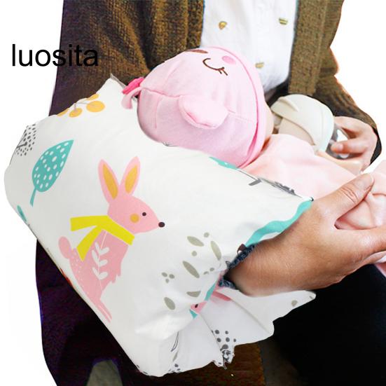 Arm Pillow, Cartoon Pattern Cradle Pillow, Comfortable Neck Support Pillow for Baby Nursing Breastfeeding